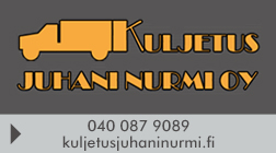 Kuljetus Juhani Nurmi Oy logo